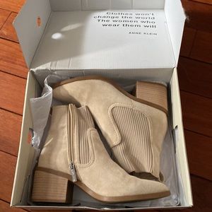 Taupe Anne Klein Antic Bootie, size 8, worn once